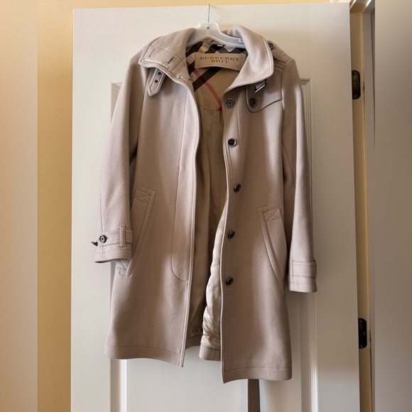 Burberry Brit Rushworth Belted Wool Blend Coat - Picture 1 of 10